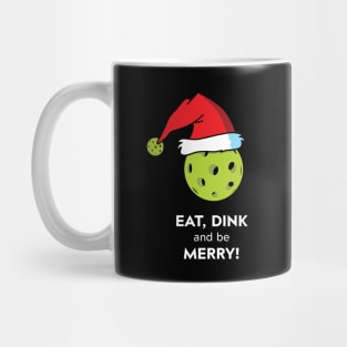 Merry Pickleball Christmas Mug